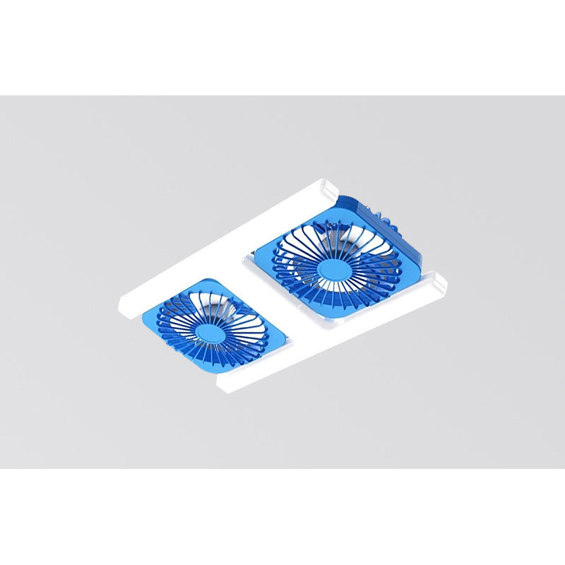 DualBreeze‑Deckenventilator™ — doppelte Frische, modernes LED‑Licht.